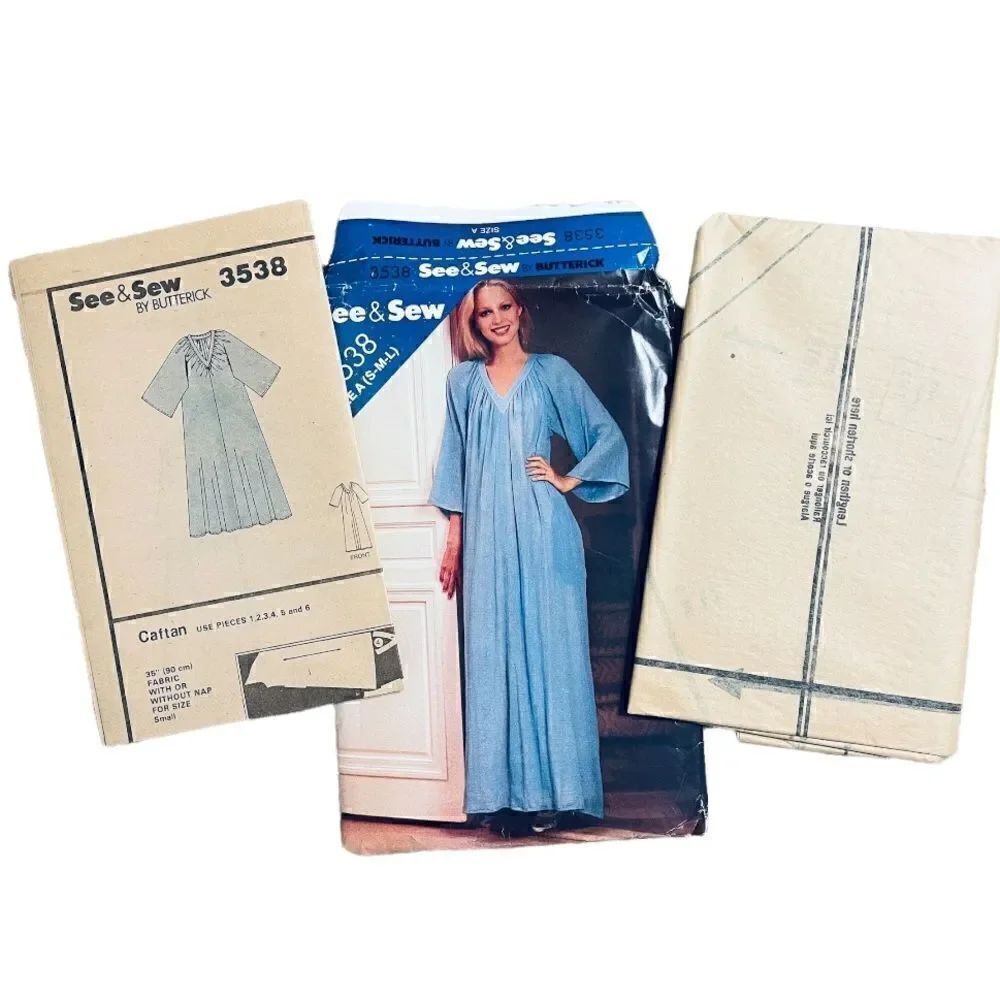 Early 1970s Dress Patterns Selection of 4. - Picture 4 of 13